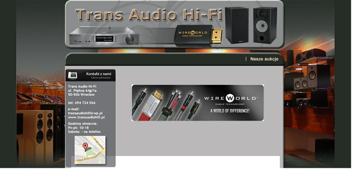WireWorld Case etui walizka pokrowiec na suwak Trans Audio Hi-Fi