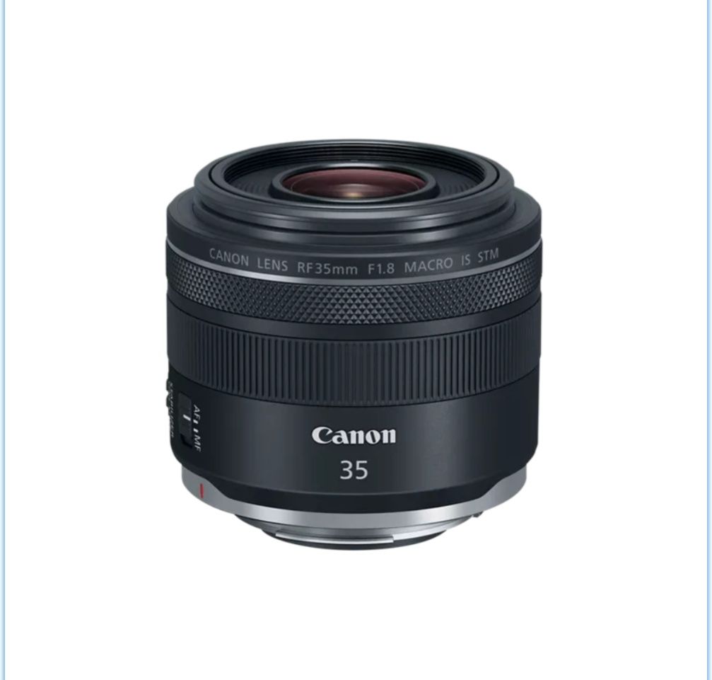 Objetiva Canon RF 35mm f/1.8 IS Macro STM - NOVA nunca usada