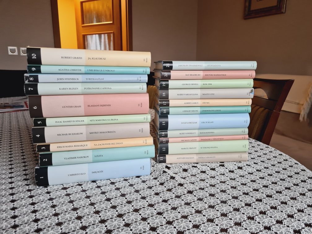 21sz kolekcja Eco Grass Miłosz Bułchakow Camus Orwell Proust Nabokov L