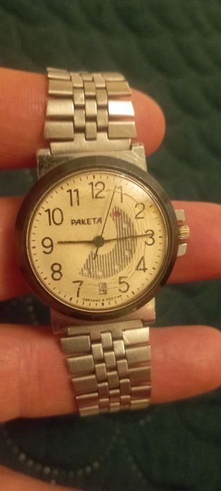 Zegarek rakieta kropka stary