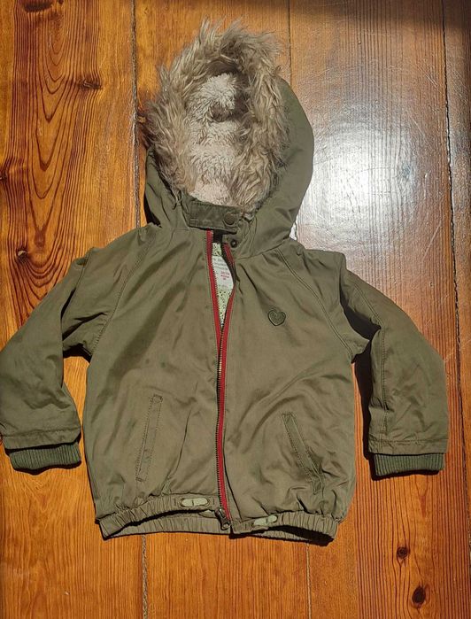 Casaco quente Zara 92cm