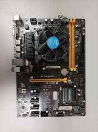 Biostar TB250-BTC+ i procesor Intel Celeron