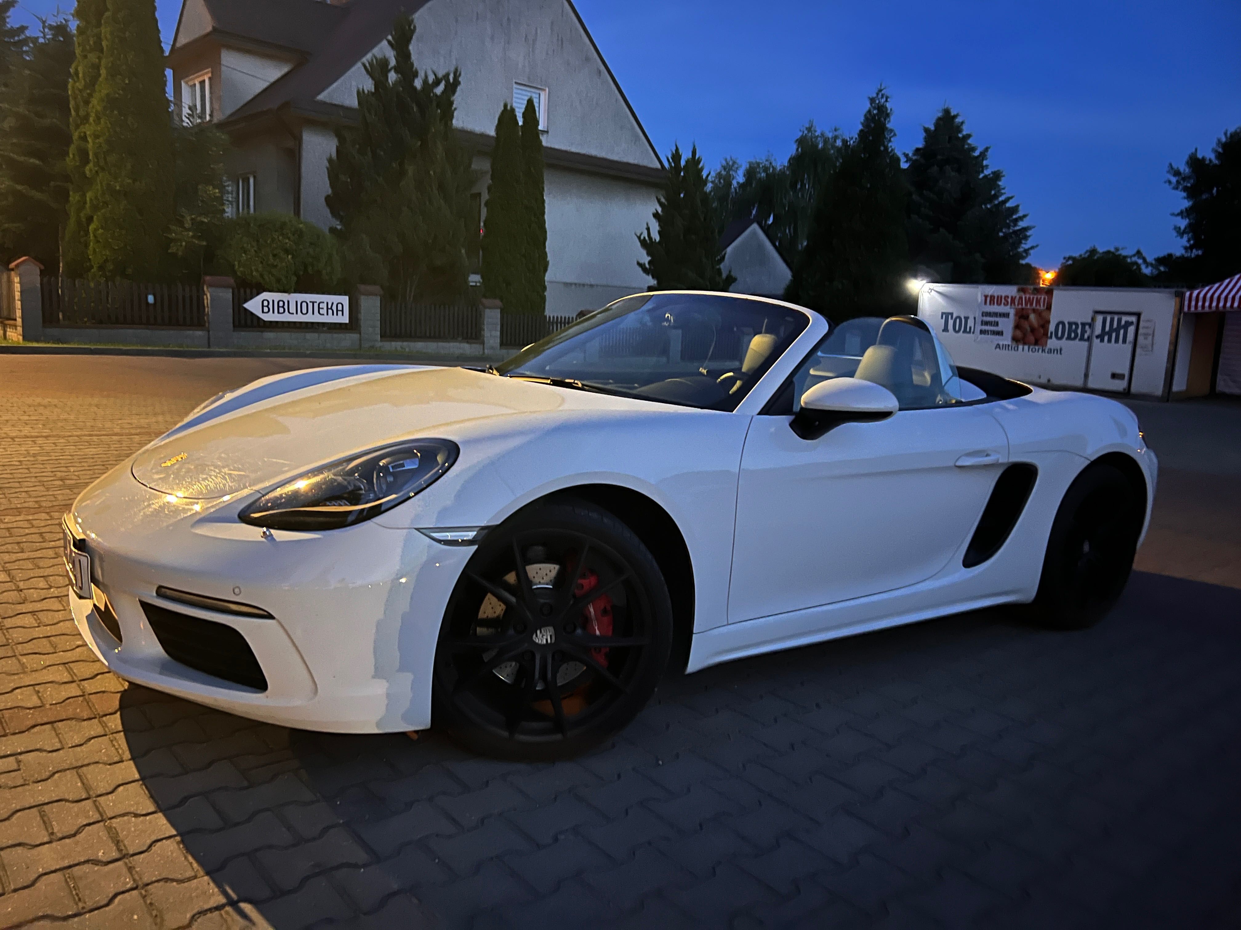 porsche 718 wersja S 2,5 350 km najtańszy w PL, konfiguracja na 500tys