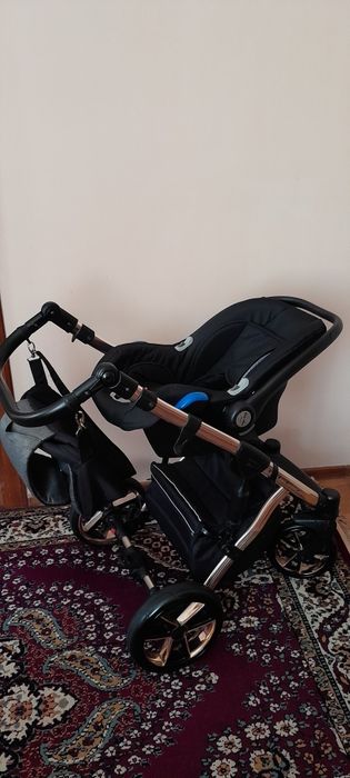 Дитяча коляска baby merc faster style 3 в 1 в чудовому стані