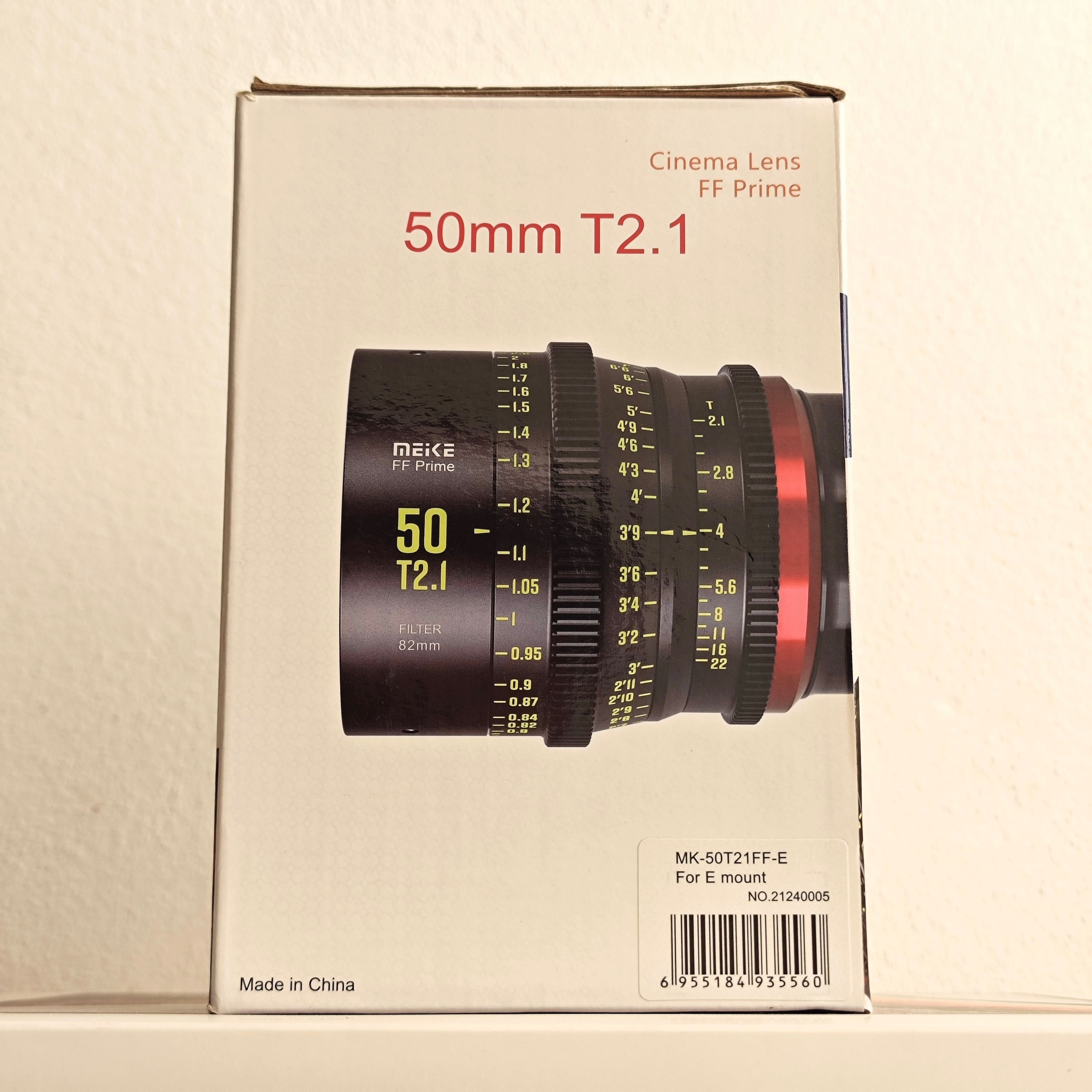 Lente Cine MEKE 50mm T2.1 /Sony