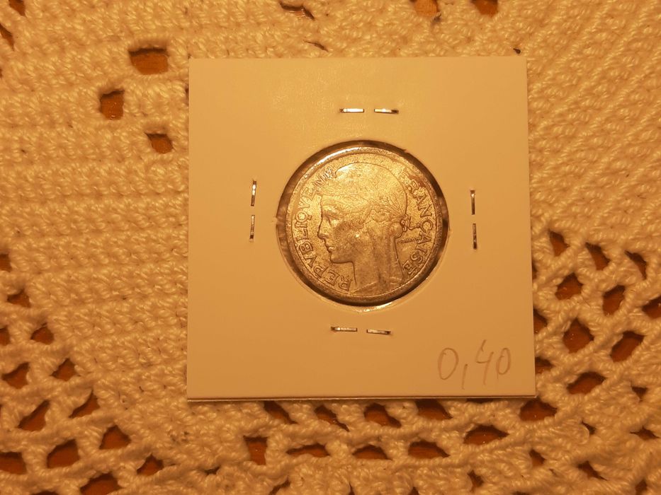 França - moeda de 1 franco de 1948