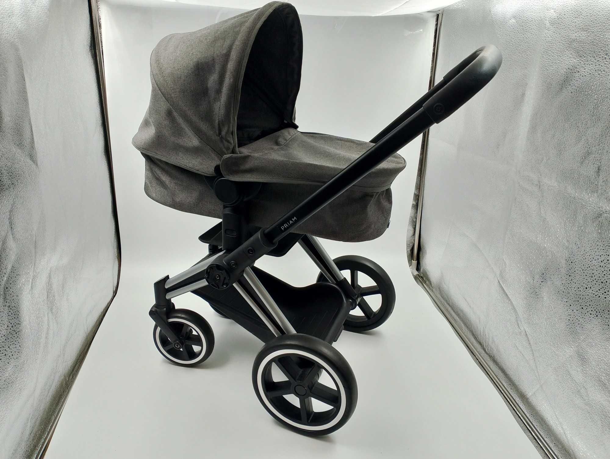 Wózek dla lalek Cybex Priam 3w1 lalki do 42cm / OUTLET Używany