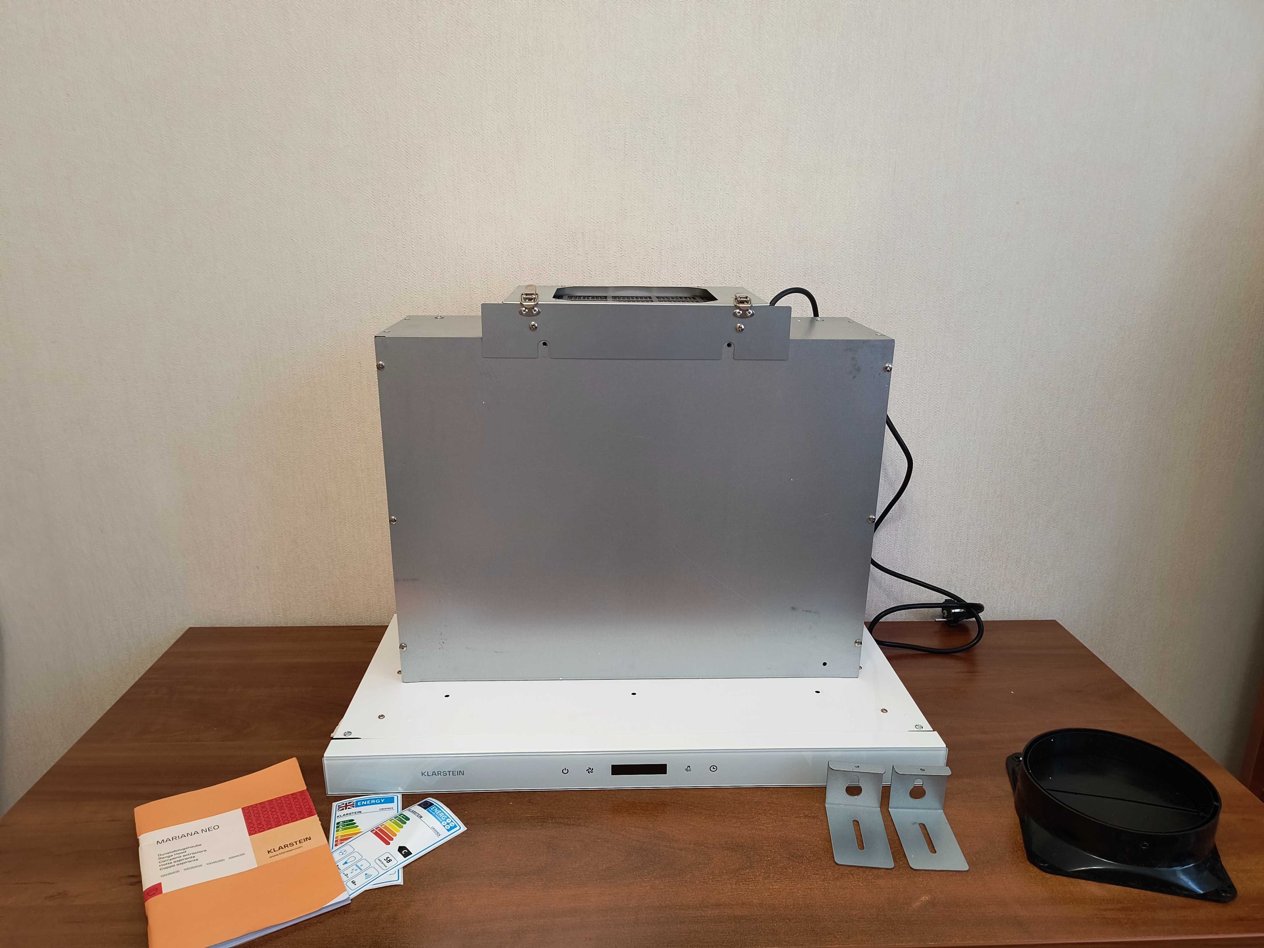 Кухонна витяжка Klarstein 60 см, 650 м³/ч, Німеччина