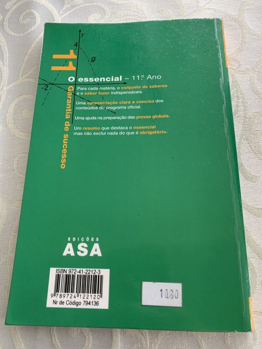 Livro Matemática O essencial - Ana Maria G. Da C. Fernandes e Carmen Rocha Borges