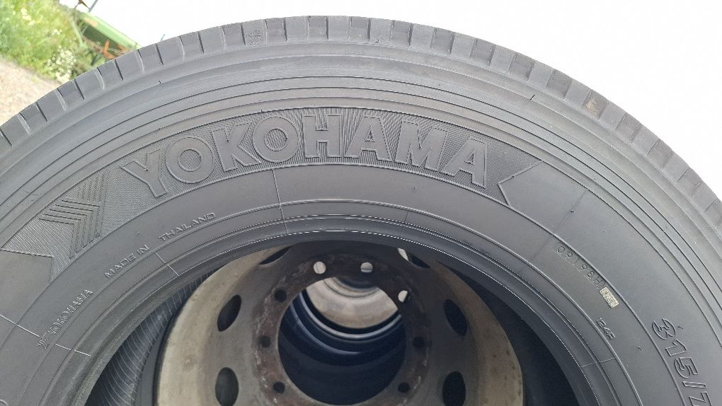 Opony 315/70 R22.5 Yokohama 124R 14mm 2022r