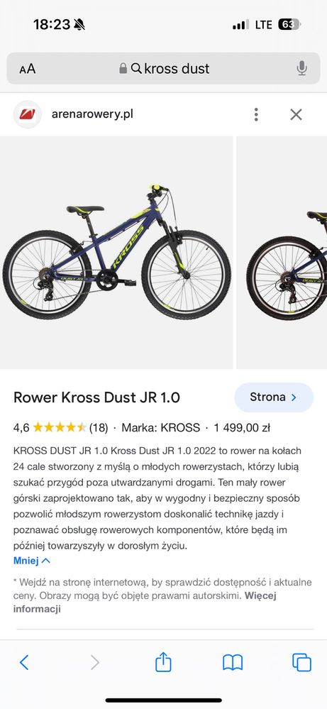 Kross dust 1.0 24 cale