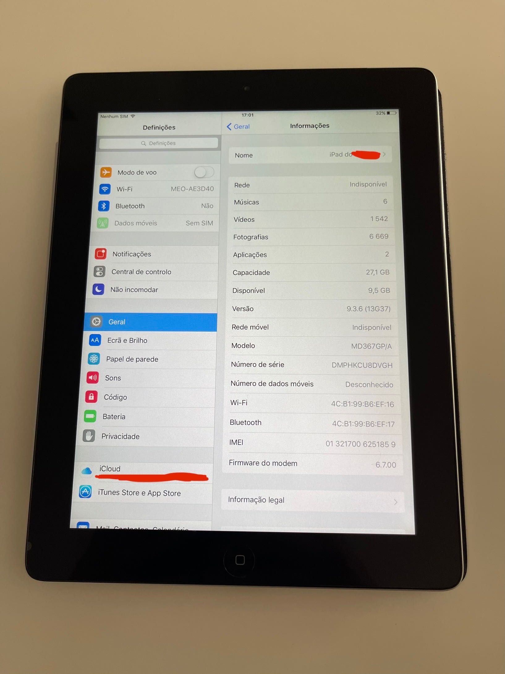 Apple iPad 2 32GB Wi-Fi Preto