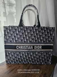 Dior 45cm.duza shopper bag monogram torebka