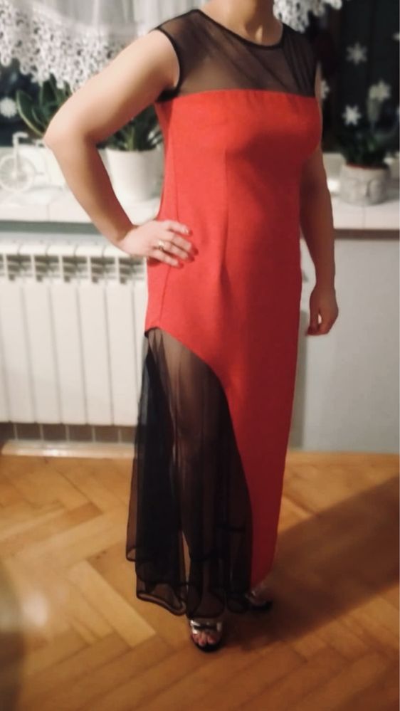 Sukienka wieczorowa - elegancka (długa)