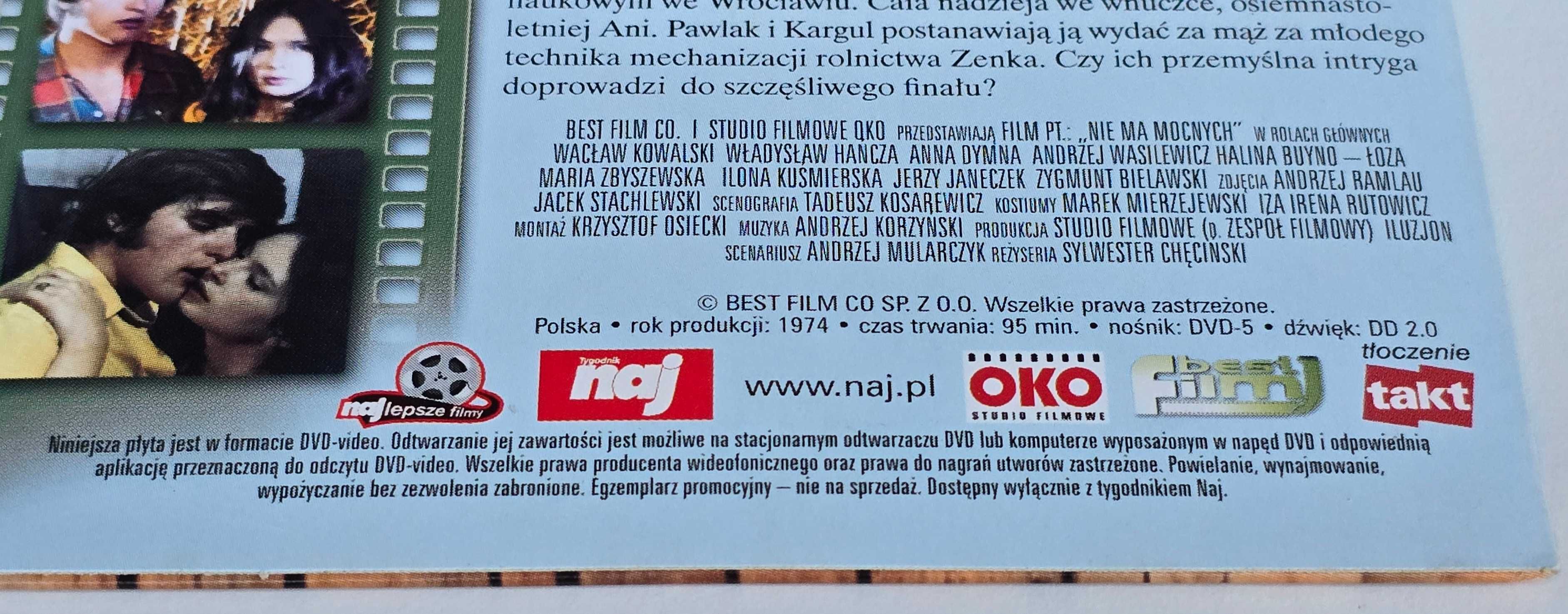 Płyta DVD z filmem  Nie ma Mocnych