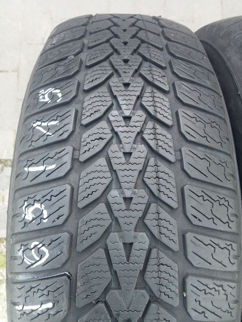 2x Opony Używane Całoroczne 195/65R15 Dunlop