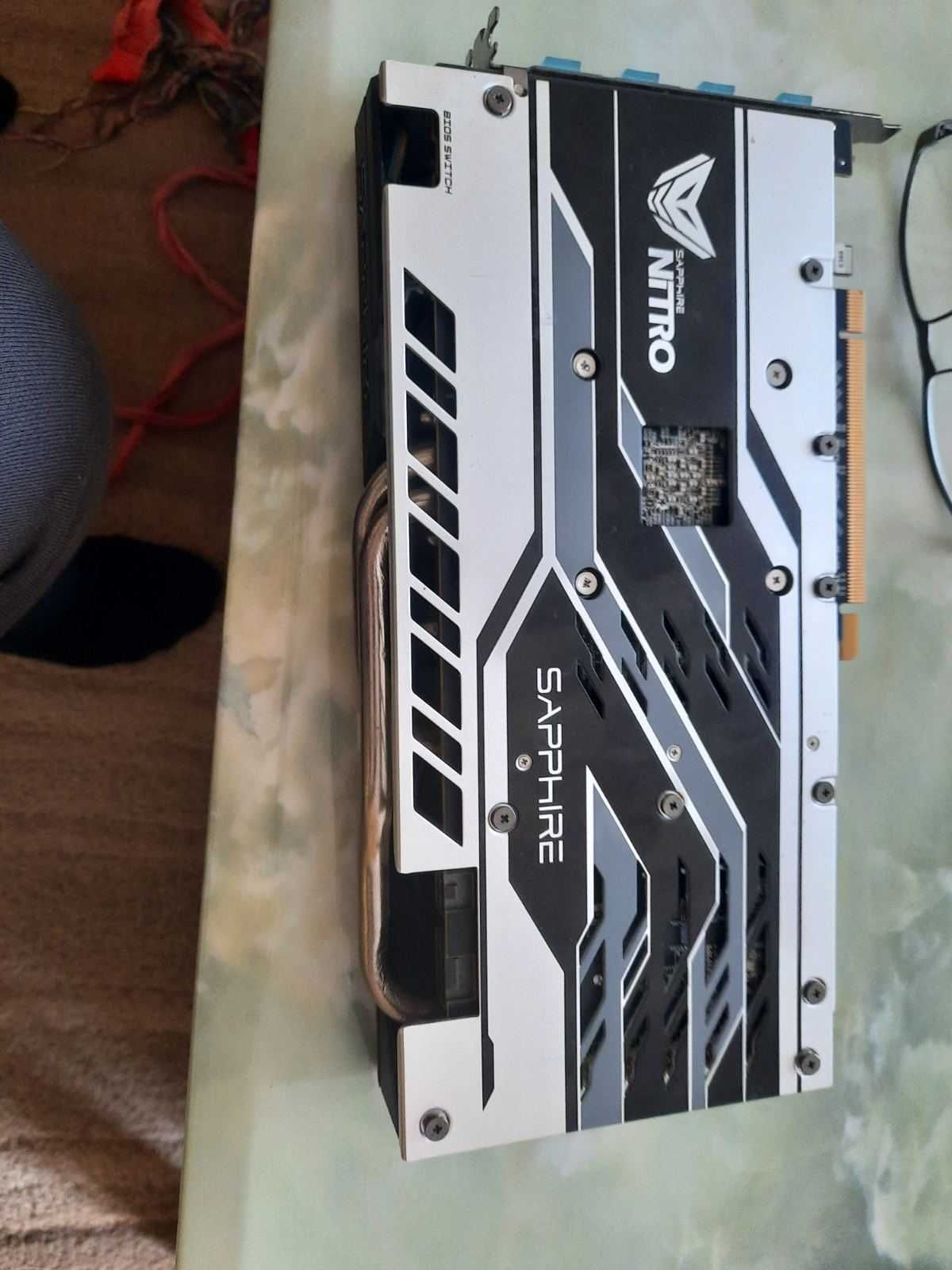 Видеокарта  б/у Sapphire Nitro RX +580 (4GB)