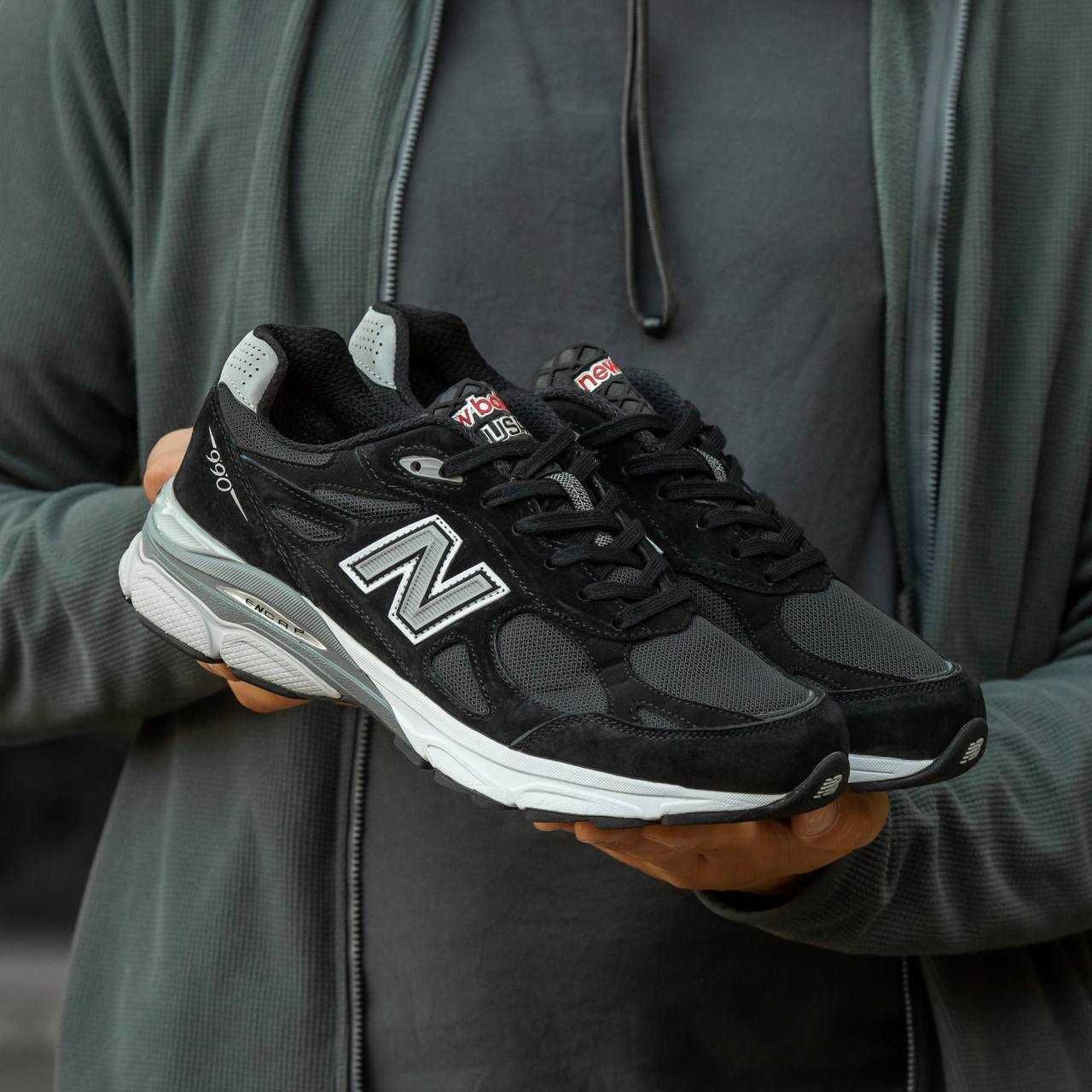 ‼️ Кросівки New Balance 990v3 Black White