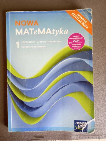 Podręcznik NOWA Matematyka 1