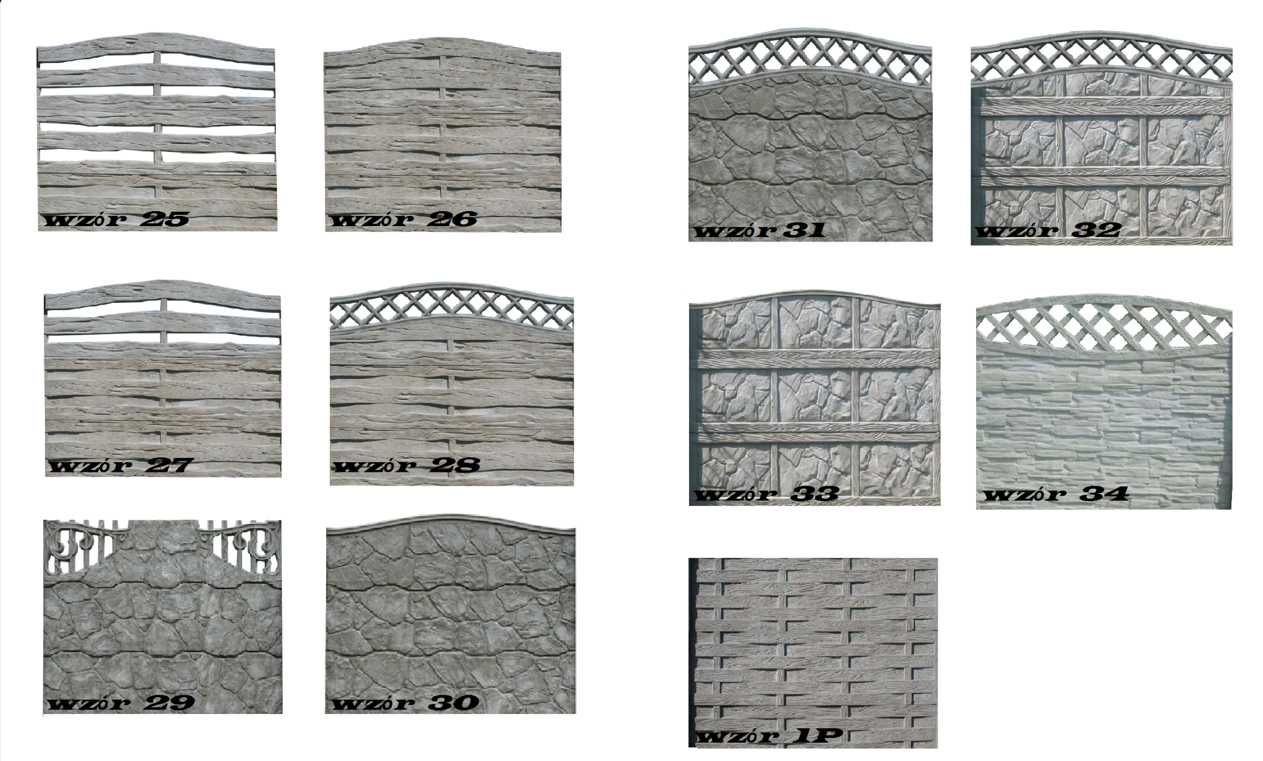 Ogrodzenia betonowe, metalowe - palisada, brama