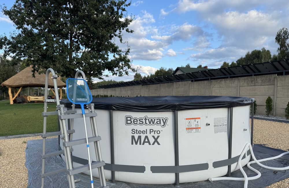 BestWay Basen Stelażowy z pompą  427x 122 cm