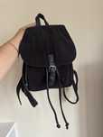 Mochila Veludo Preta