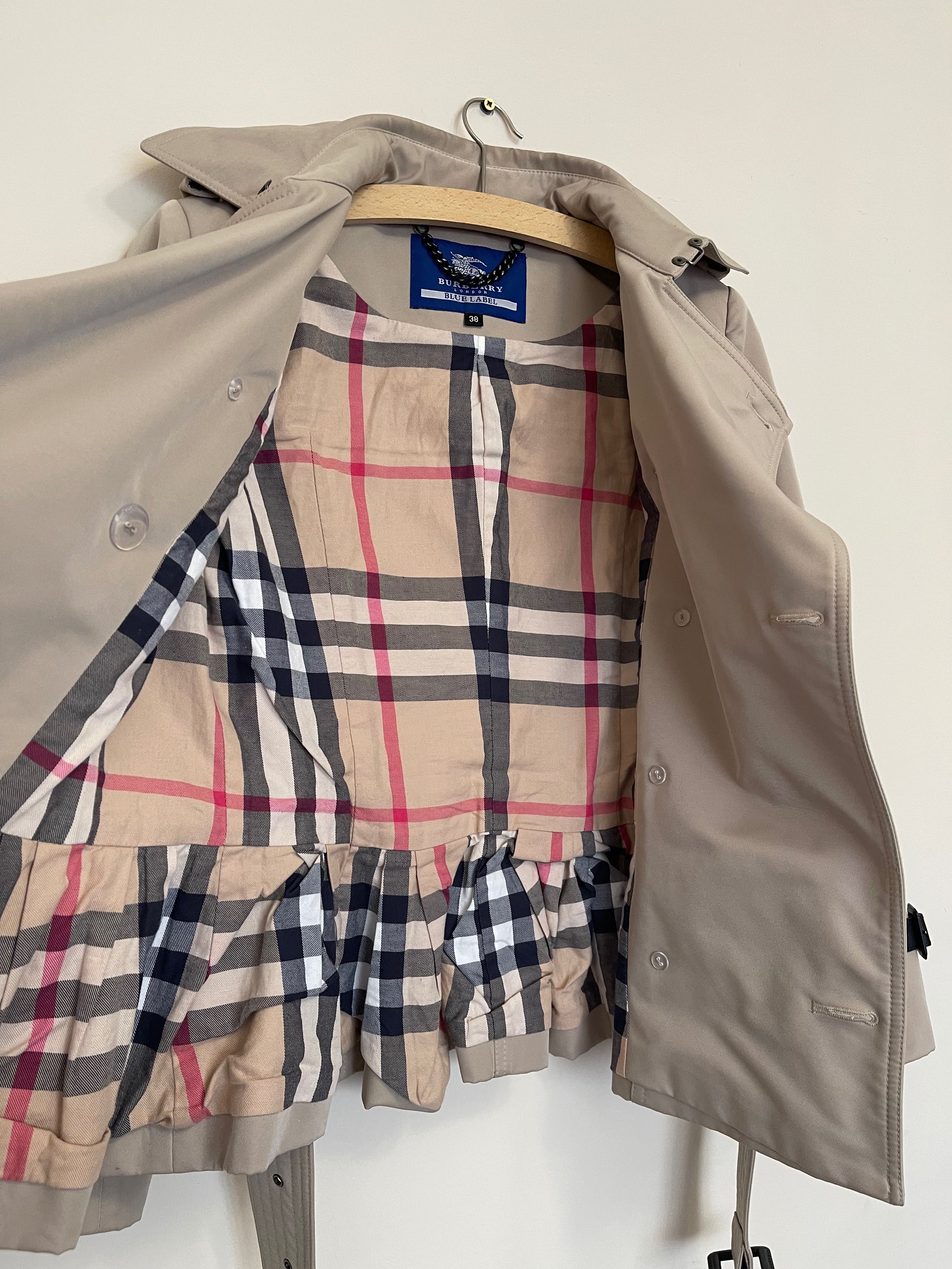 Оригинал Женский Тренч Пальто Burberry London Blue Label