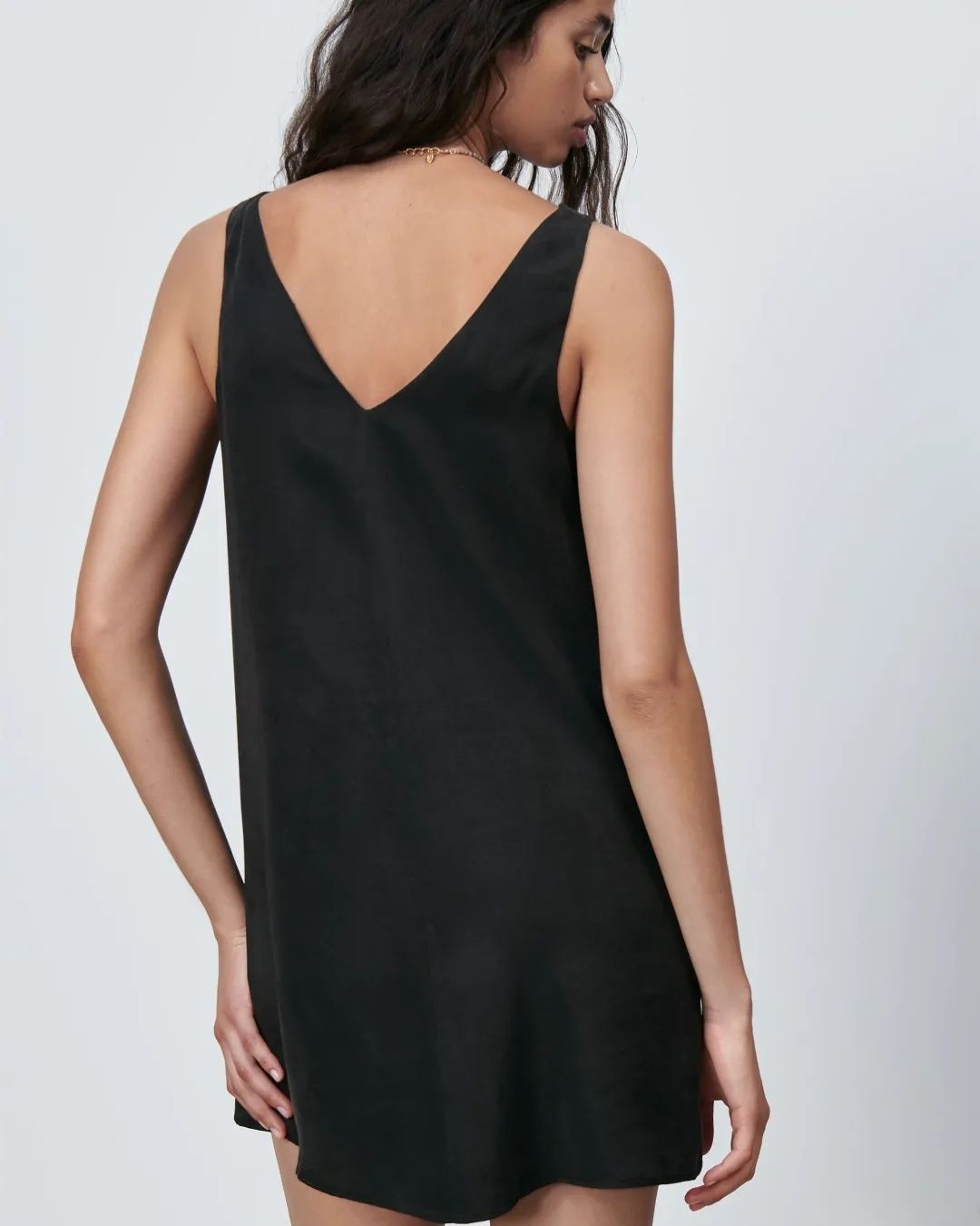 Чёрное короткое  Платье Zara