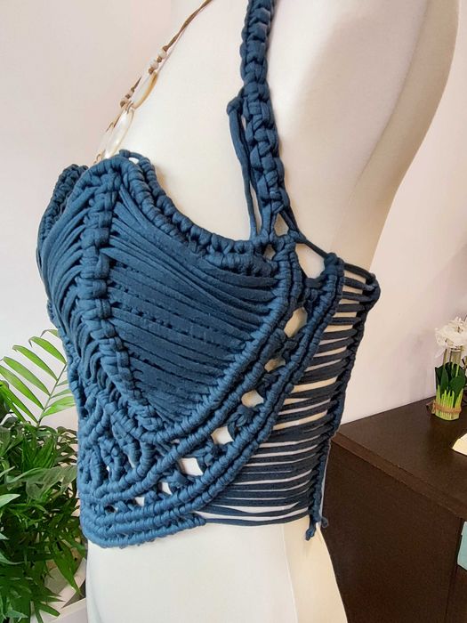 Blusa Macrame Top