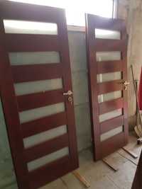 Drzwi drewniane ciężkie 80