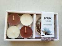 Home & You Spark zestaw kryształ świecznik+świece