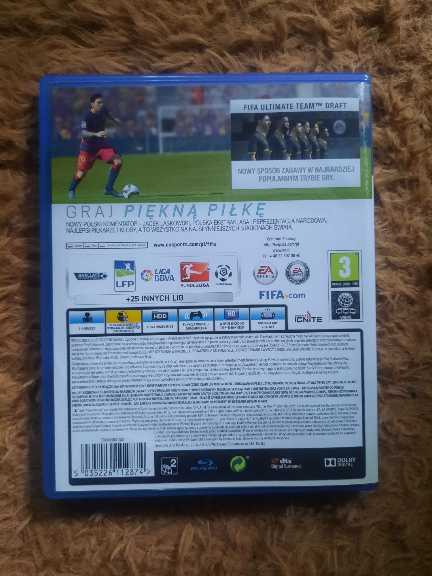 Gra na konsolę PS4 FIFA 16