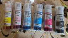 Комплект Epson 108 EcoTank L8050/L18050 (B/C/LC/M/LM/Y) 6х 70 мл