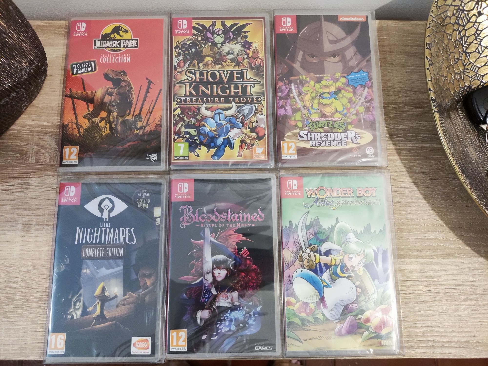 Jogos selados Nintendo switch