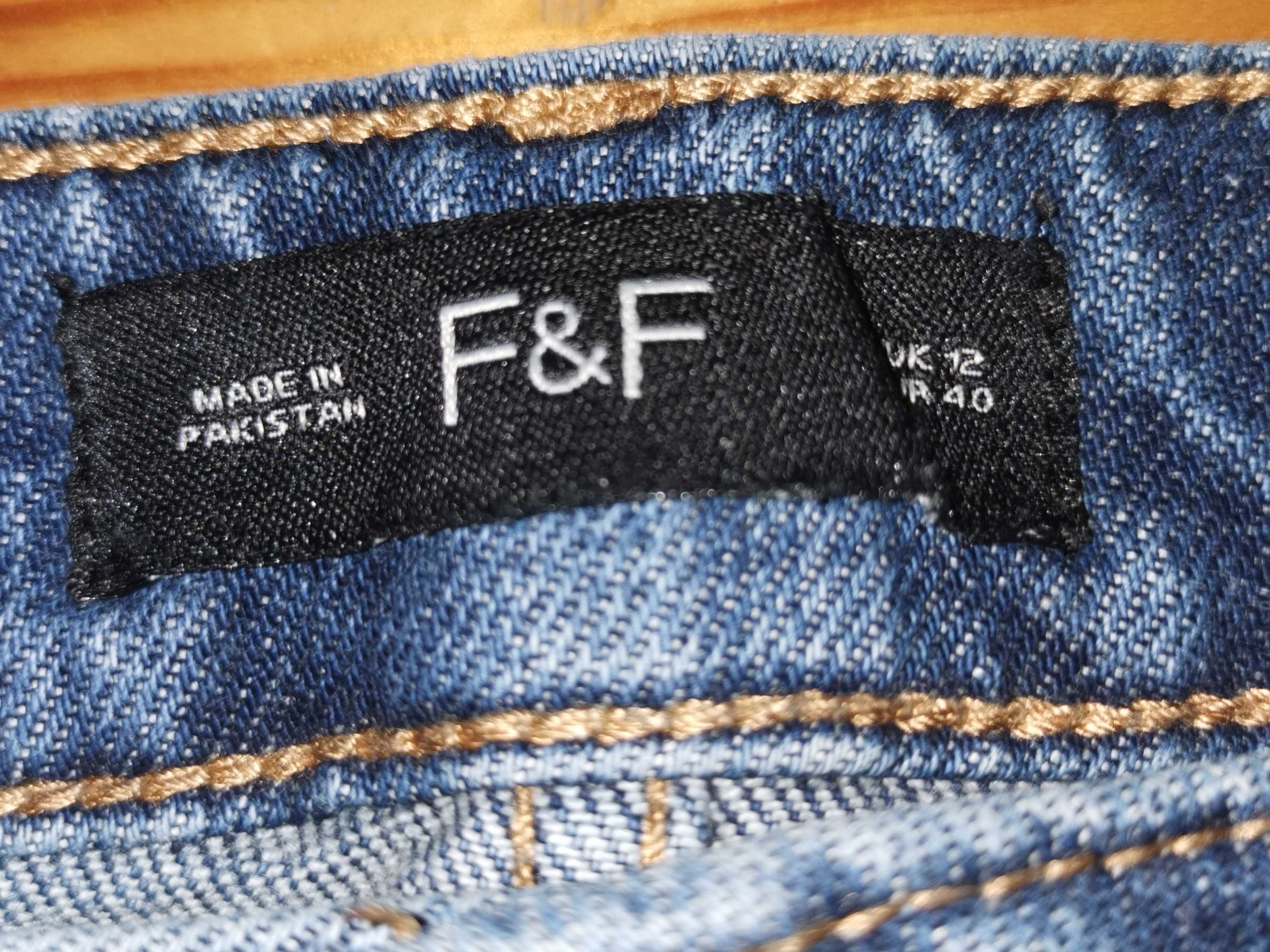Spodnie jeans męskie F&F rozmiar EUR 40, UK 12