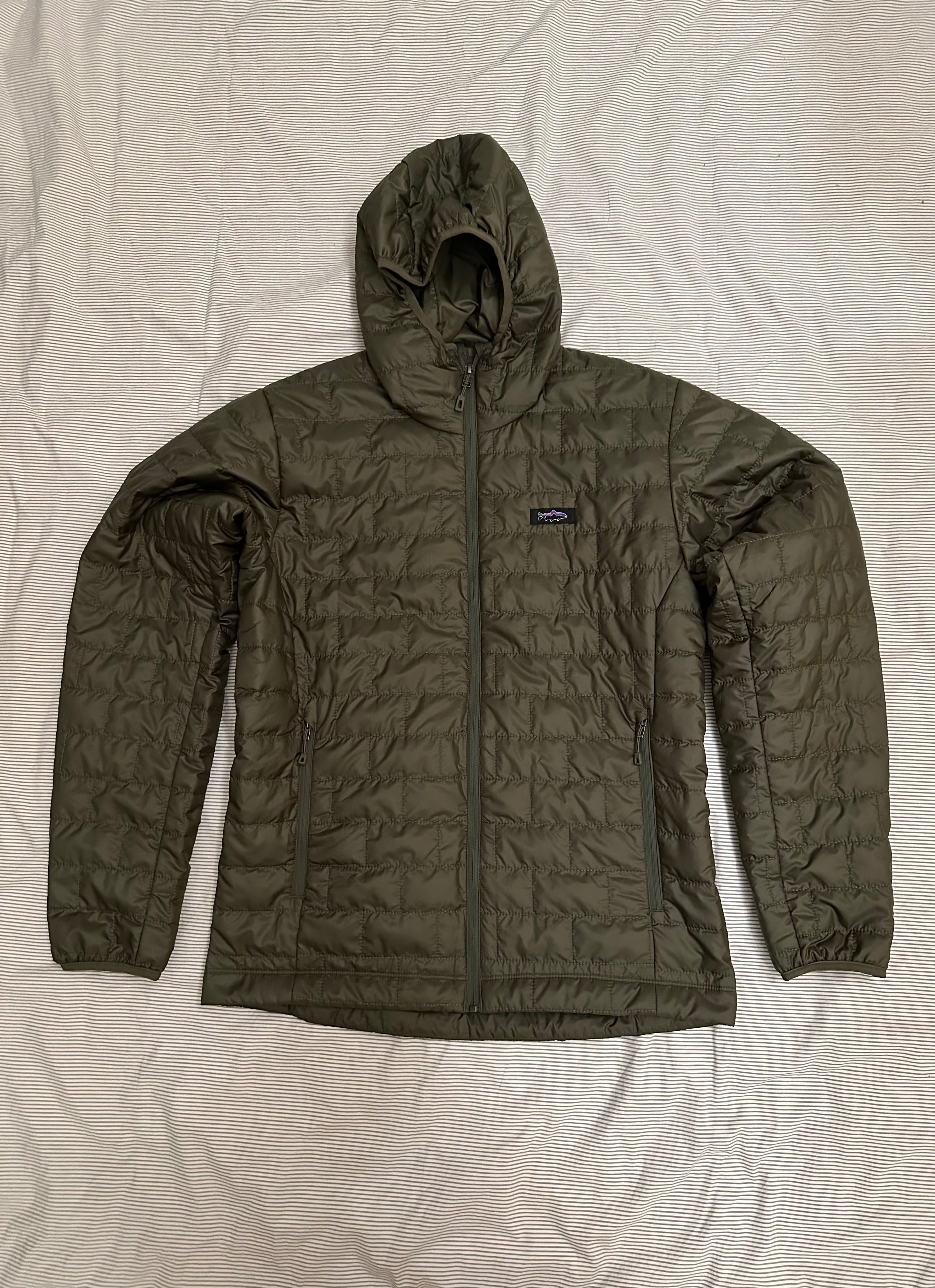 Kurtka ocieplana Patagonia Micro Puff Hoody Basin Green Męski średni