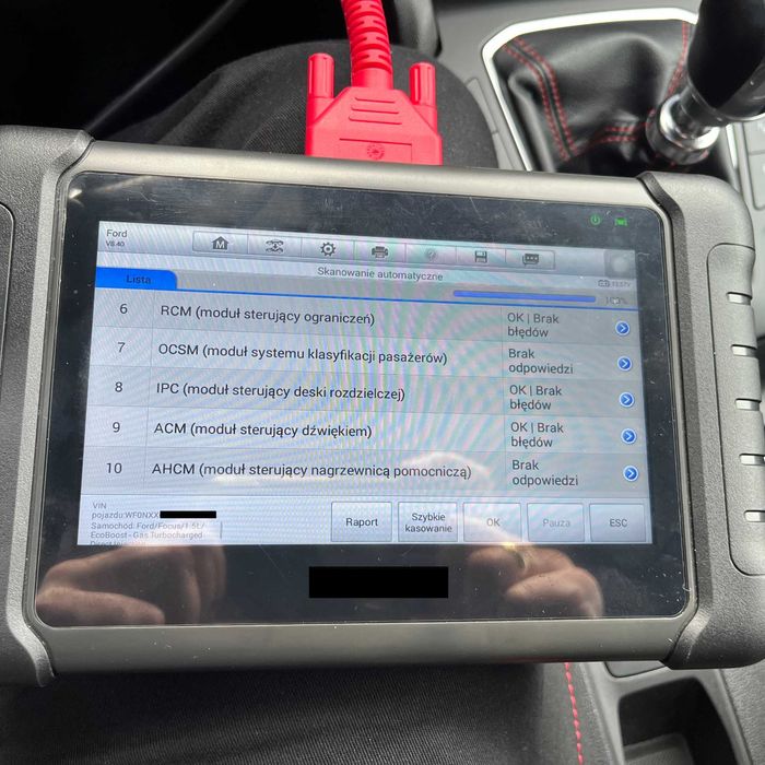 odczyt kasowanie błędów diagnostyka komputerowa