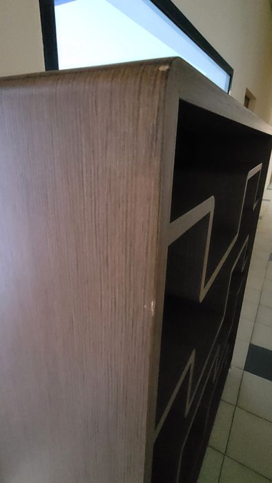 Xeon Ekskluzywny Regał fornirowany, gabinet, brązowy
