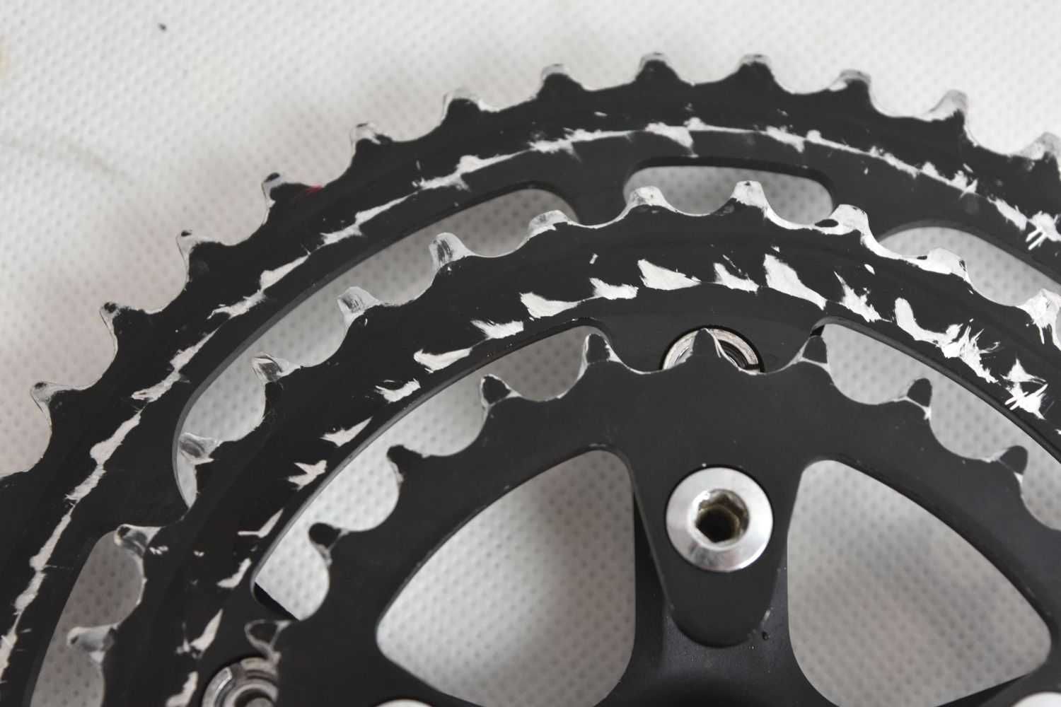 korba SHIMANO DEORE XT fc-m730 ! 170mm ! 28-38-48z ! czarna - rarytas