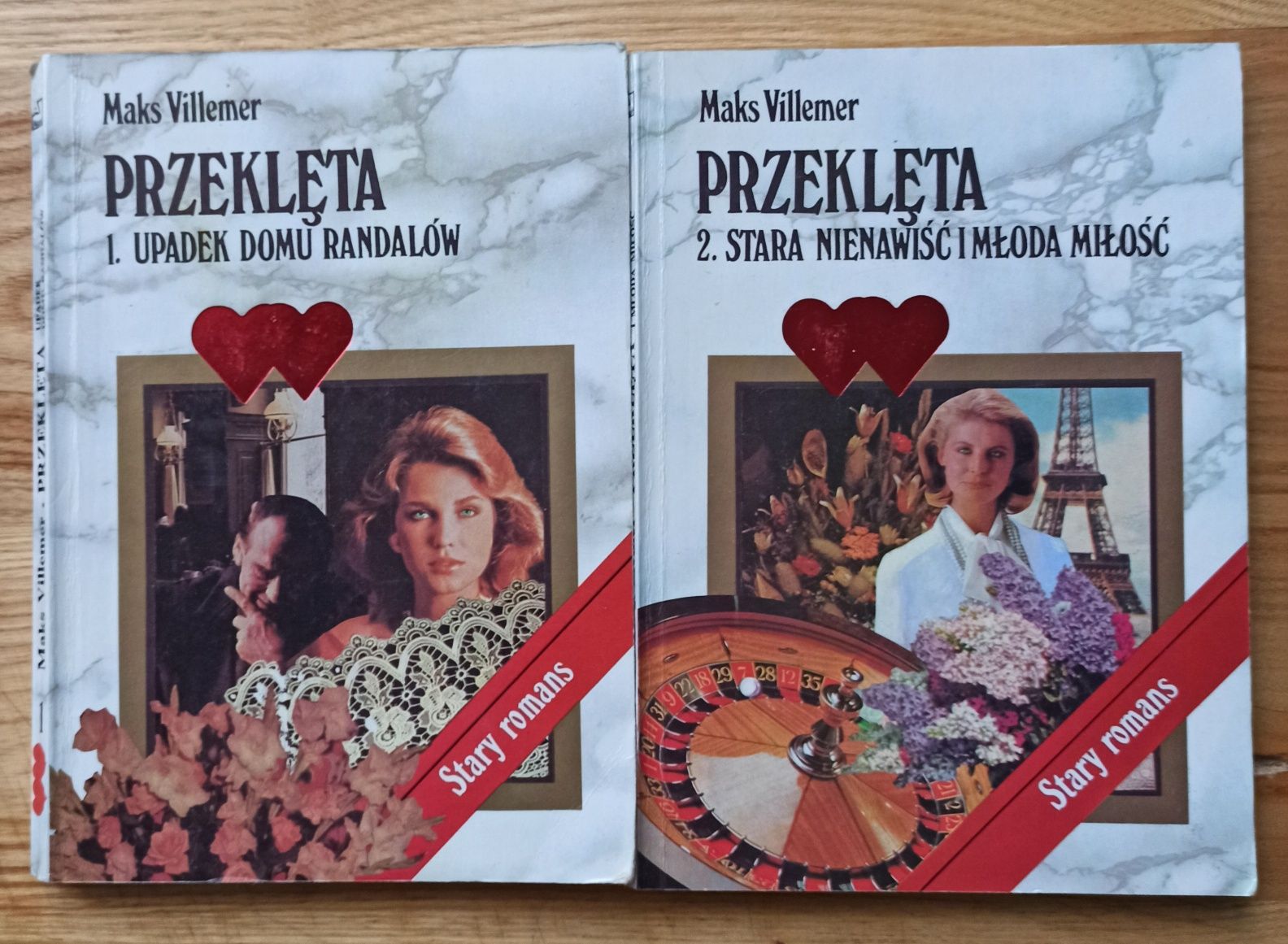 Stary romans, 4 książki, Przeklęta tom 1 i 2, Panna szlachetnego rodu