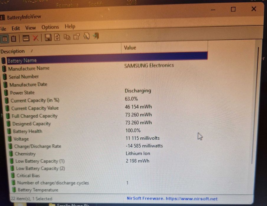 Portátil Samsung NP270E5G SSD 480 GB • 8 GB RAM • Windows 11 •