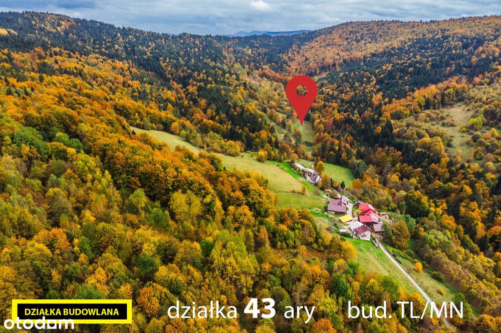 Na krańcu świata, budowlana, w górach, idealna pod domki na wynajem