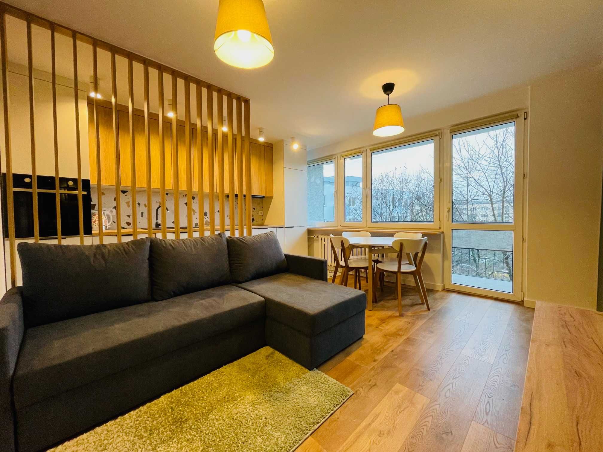 Śliczna - 3 pokoje, duży balkon, piwnica, umeblowane i wyposażone