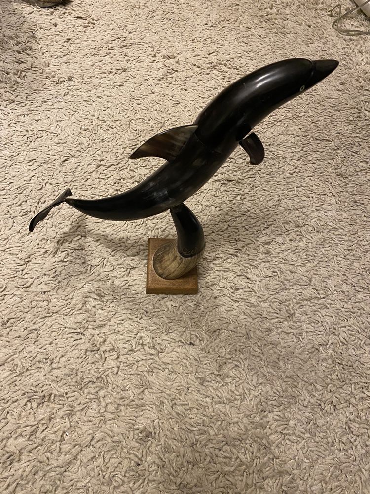 Delfin cube pamiątka z Kuby figurka delfina ryba