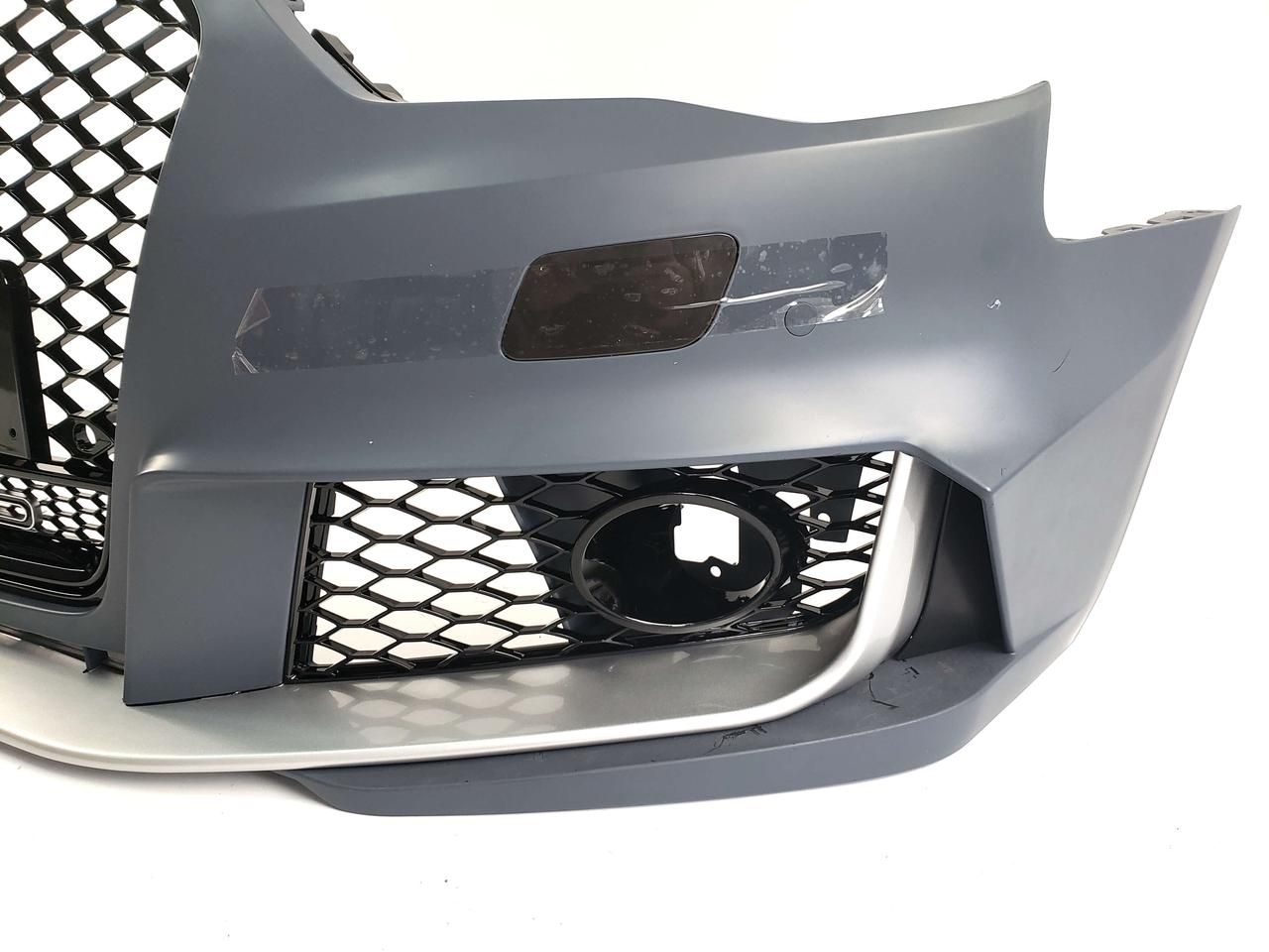 Передний бампер в стиле RS на Audi A3 8V 2012-2016  ( Под туманки )
