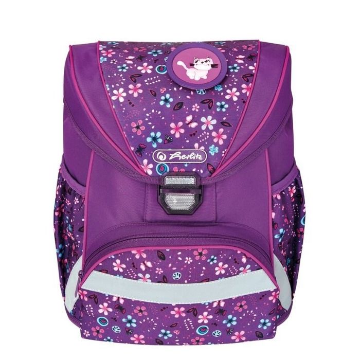 Herlitz, tornister szkolny lekki plecak kot odblaski