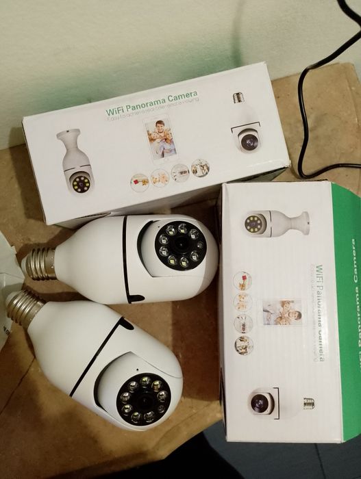 Câmaras WiFi Panorâmicas 360º – Segurança Fácil e Prática!