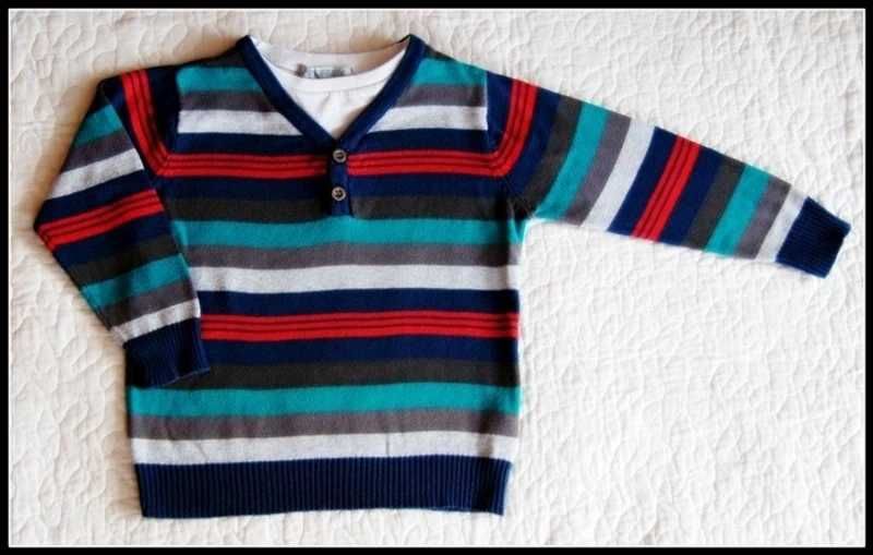 Rebel sweterek w paski 2-3Y