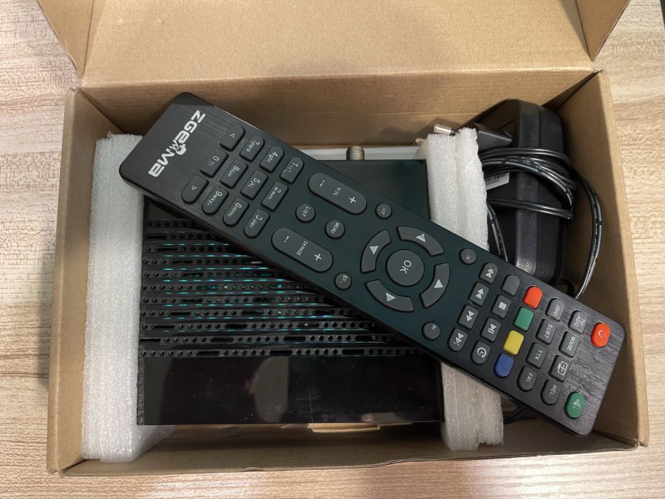 Zgemma H9S 4K-UHD komplet, stan bardzo dobry