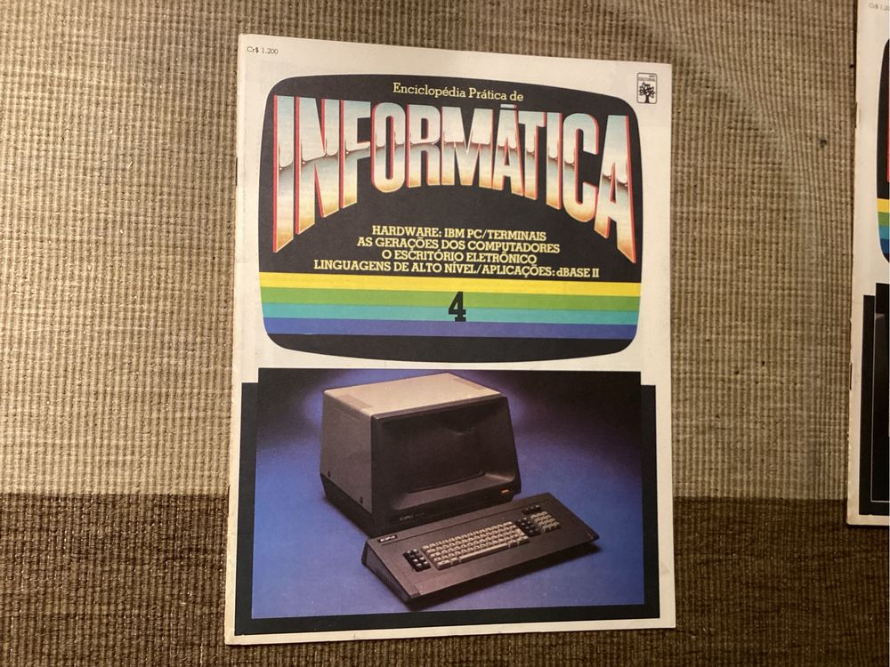 Livro Enciclopédia Prática de Informática 1984 Editora Abril Cultural